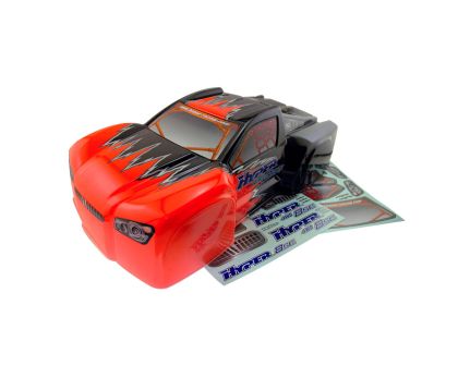 Hobao 8SC Karosserie orange schwarz