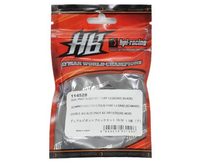 Hot Bodies Schwingenhalter 2-teilig VH/HV 1.0 Grad schwarz Pro5
