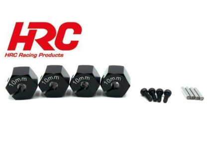 HRC Racing Aluminium 12mm Radmitnehmer 10mm Breit schwarz