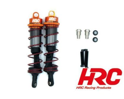 HRC Racing Stossdämpfer Set Aluminium Threaded 110mm Gold TI 2 Stk.