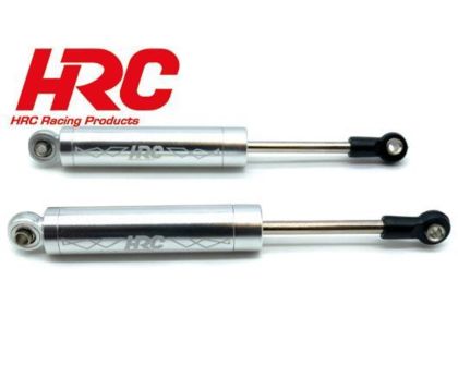 HRC Racing Option Part 1/10 Crawler Shock Set with inner Spring Aluminium 110mm 12mm Silver