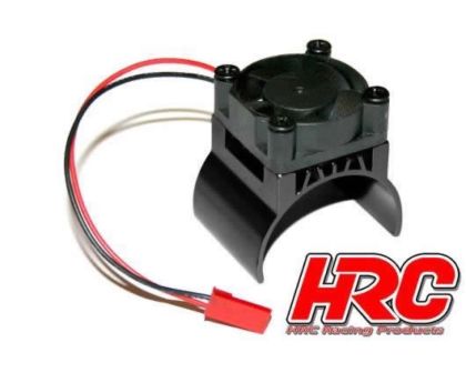 HRC Racing Motorkühlkörper TOP mit Brushless Ventilator 5-9 VDC 540 Motor Schwarz