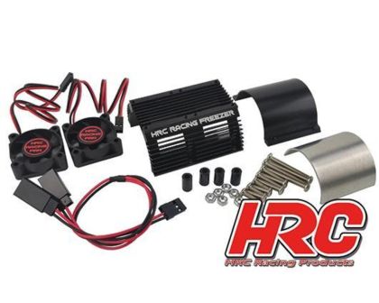 HRC Racing Motorkühlkörper mit Lüfter 1/8 Motoren 40-42mm FREEZER Short