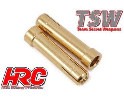 HRC Racing Stecker Gold TSW Pro Racing Adapter Rohr 5.0mm zu 4.0mm HRC9016A