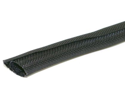HRC Racing Kabel TSW Schutz WRAP Sleeve Baumwolle schwarz 6mm für Servokabel 1m HRC9501SC