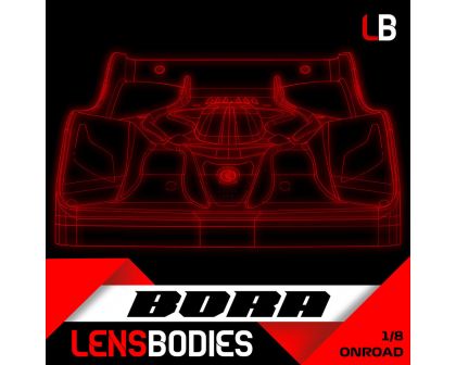 Lens Bodies Bora 1/8 Karosserie Light Weight
