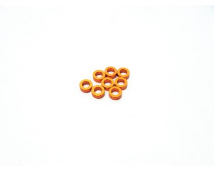Hiro Seiko 3mm Alloy Spacer Set 1.5mm Orange