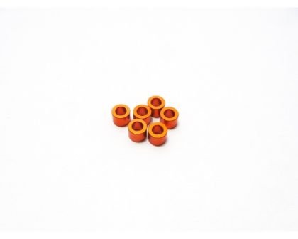 Hiro Seiko 3mm Alloy Spacer Set 2.5mm Orange