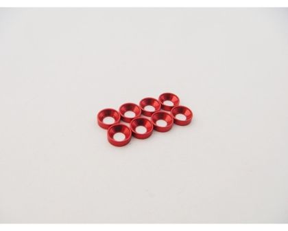 Hiro Seiko Senkkopf Unterlegscheibe 2.5mm klein rot