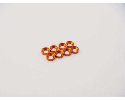 Hiro Seiko Senkkopf Unterlegscheibe 2.5mm klein orange