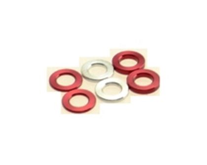 Hiro Seiko 3mm Alloy Spacer Set 0.5t/0.75t/1.0t Red