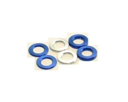 Hiro Seiko 3mm Alloy Spacer Set 0.5t/0.75t/1.0t Y-Blue