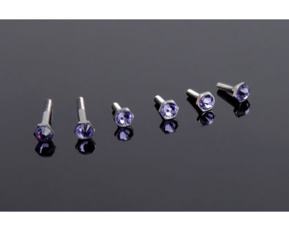 Hiro Seiko Crystal Screw EX-1 KIY Purple SWAROVSKI Crystal