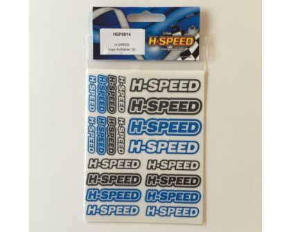 H-SPEED Logo Aufkleber