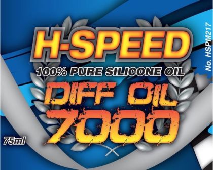 H-SPEED Silikon Differential Öl 7000 75ml