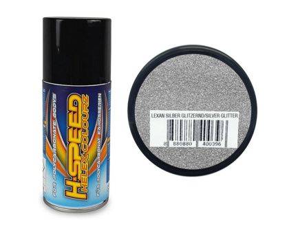 H-SPEED Lexan Spray silber Glitzernd 150ml HSPS026