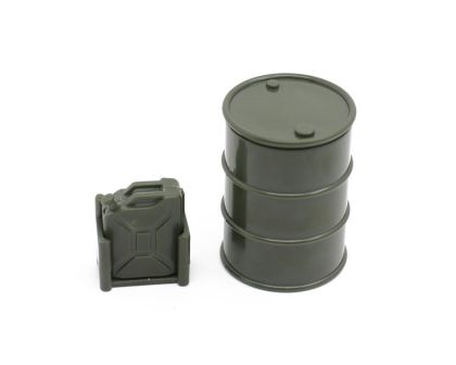 H-SPEED Set Ölfass 42mm und Kanister 24mm Kunststoff grün