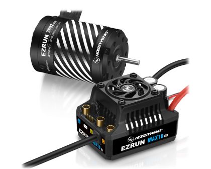 Hobbywing Ezrun MAX10 G2 80A Combo mit 3652SD 4100kV 3.175 Welle