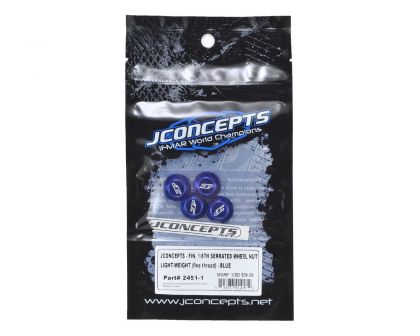 JConcepts Fin 1/8 geschlossene Radmutter blau