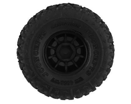 JConcepts Landmines 1.0 Reifen grün auf Hazar Felgen für SCX24