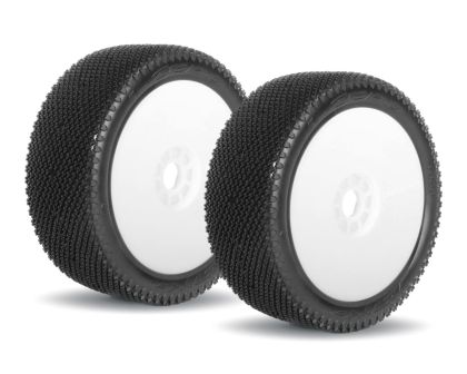 Jetko J Zero Composite Soft 1:8 Buggy Reifen auf weißen Felgen
