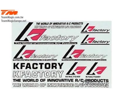 K Factory Aufkleber K-Factory Silver KF3001S
