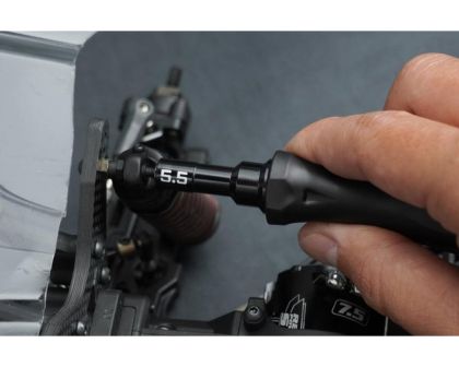 Koswork Sechskant Steckschlüssel Alu 5.5mm mit Kunststoff Griff