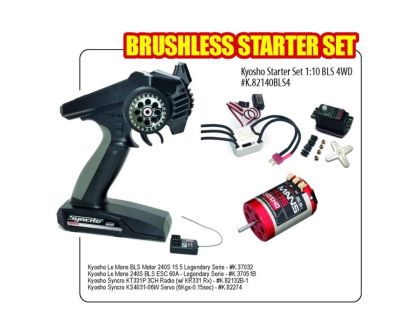 Kyosho Starter Brushless Set 1:10 4WD KYO82140BLS4