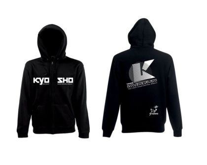 Kyosho Sweatshirt Kapuze mit Reißverschluss 2022 rot XXXL KYO88025-3XL