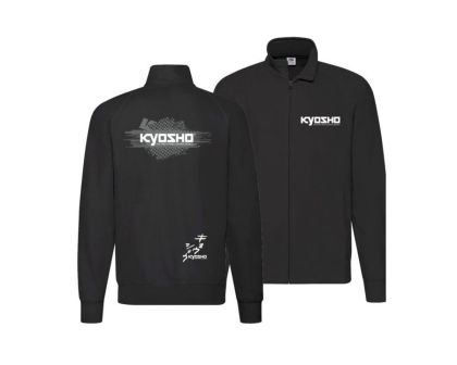 Kyosho Sweatshirt schwarz mit Reißverschluss K23 L KYO88030-L