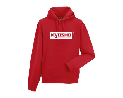 Kyosho Sweatshirt Kapuze rot mit Reißverschluss K24 XL KYO88242-XL