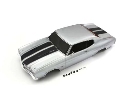 Kyosho Chevy Chevelle R SS 454 LS6 Karosserie silber KYOFAB702SB