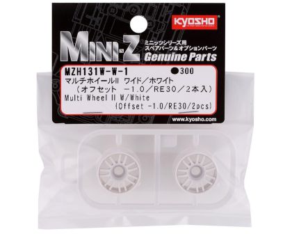 Kyosho Felgenset Mini-Z MR03 W-Offset -1.0 weiß