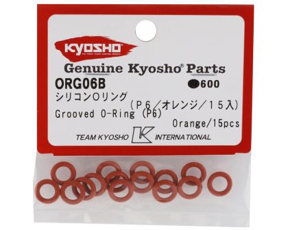 Kyosho O-Ring P6 orange 15