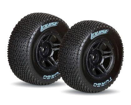 LOUISE SC-Turbo Reifen soft auf Felge Slash 2WD vorne