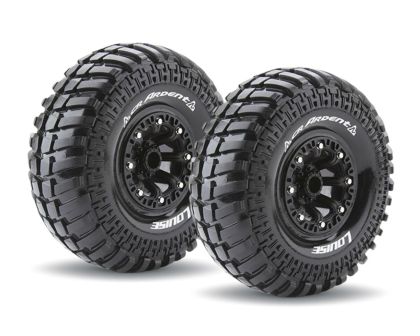 LOUISE CR-ARDENT Reifen 2.2 supersoft auf schwarzer Felge 12mm LOUT3237VB