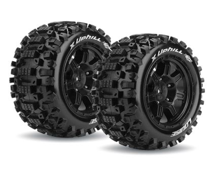 LOUISE X-UPHOLL Sport Reifen Felge schwarz für X-MAXX