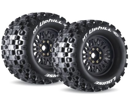 LOUISE MT Uphill 1/8 Sport Reifen auf Felge schwarz 17mm mit tauschbare Radmitnehmer