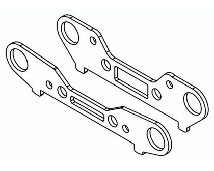 MCD Rear Wishbone Holder Steel Bracket Set
