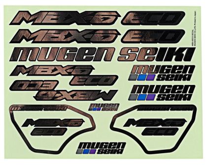 Mugen Seiki MBX-6 ECO Metallic Aufkleber