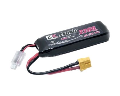 Pink Performance Zephir LiPo Akku 2S 7.4V 2200mAh 35C mit XT60 Stecker PP1-2S2200-X6