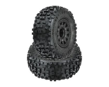 ProLine Badlands SC Reifen auf Raid Felge schwarz 6x30 Mitnehmer austauschbar