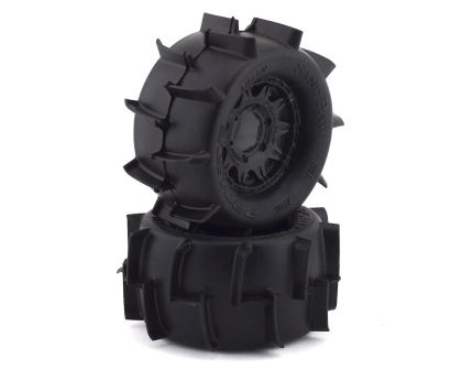 ProLine Sand Paw 2.8 Reifen auf Raid 6x30 Felge schwarz Wechsel Adapter