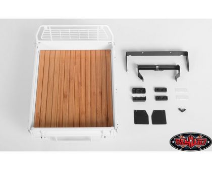 RC4WD Kober Rear Bed Tire Holder and Mud Flaps for RC4WD TF2