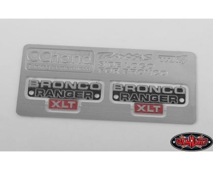 RC4WD Side Metal Emblem for Traxxas TRX-4 79 Bronco Ranger XLT