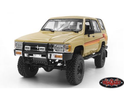 RC4WD Steel Push Bar Front Bumper IPF Lights for 1985 Toyota 4Ru