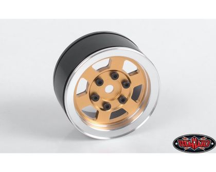 RC4WD Six-Spoke 1.55 Single Internal Beadlock Wheel Gold RC4VVVC0809