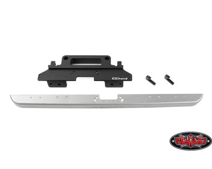 RC4WD Classic Front Bumper for Trail Finder 2 Truck Kit LWB 1980 Toyota Land Cruiser FJ55 Lexan Body Set Silver
