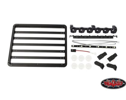 RC4WD Spartan Roof Rack and Lights LED for Enduro Bushido Clear RC4VVVC1457