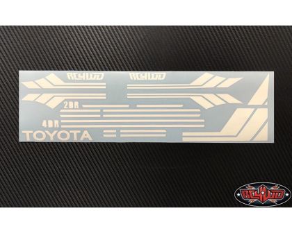 RC4WD Clean Stripes for Mojave II 2/4 Door Decal Sheet White